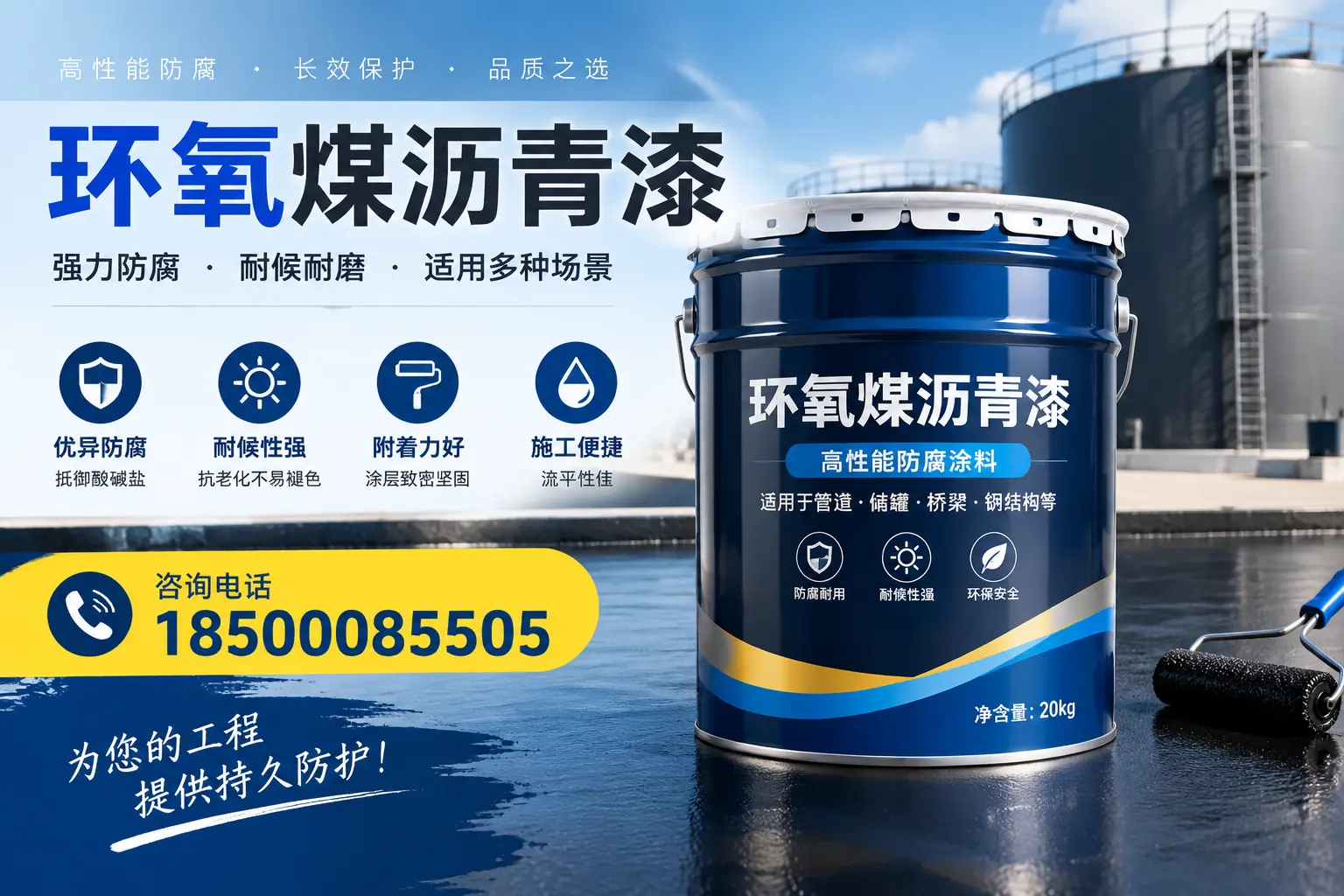 环氧煤沥青漆的配方解析，影响保亭涂料品质的因素